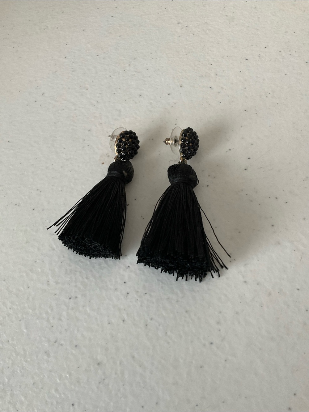 Sugar Fix  Beaded Tassel Drop Earrings
